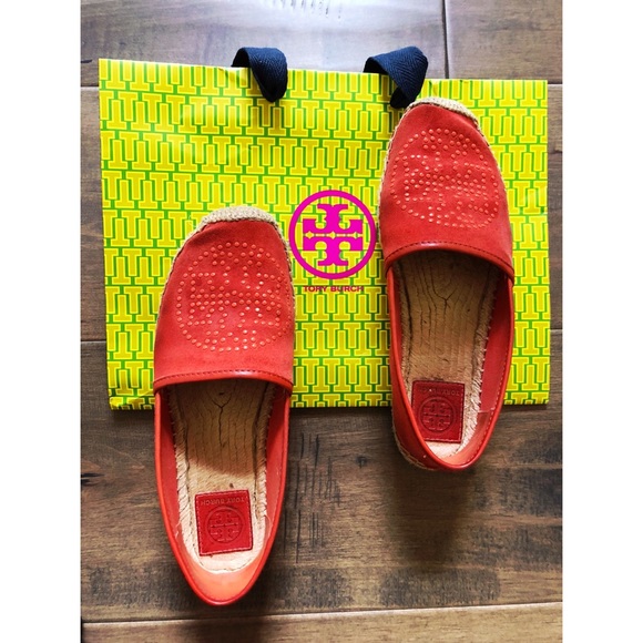Tory Burch Shoes - Tory Burch espadrilles (velvet orange)